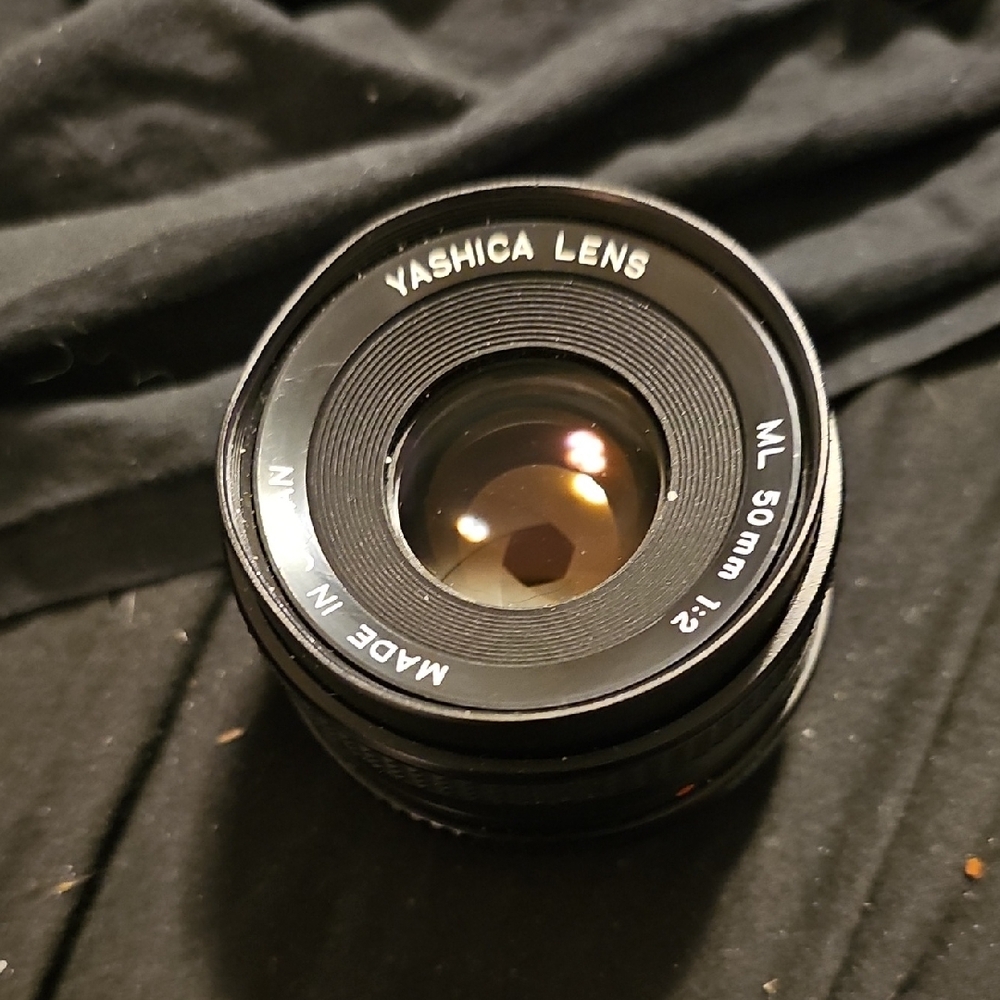 Yashica Black Prime Lens with Vintage Design